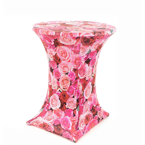 Standing Table Cover: Pink Roses - Di-Jet nv - The Designer? YOU! 