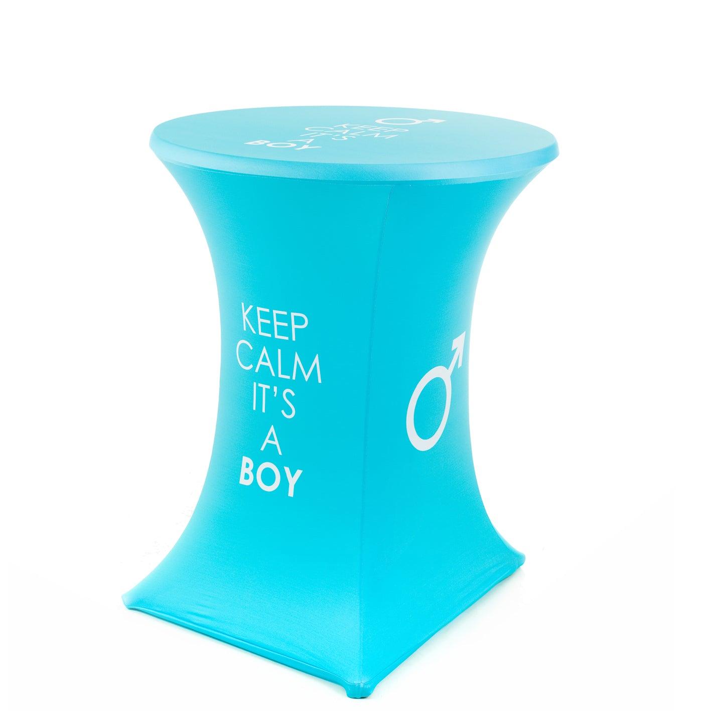 Standing Table Cover: It's a BOY - Di-Jet nv - The Designer? YOU! 
